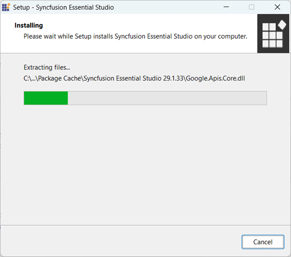 Installer Extraction Wizard